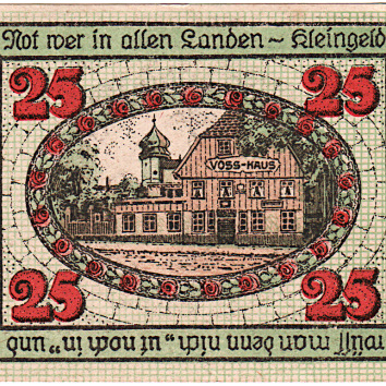 Eutin   25Pf. 1920a